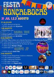 Cartaz Festa Gonçalbocas 2026 - Gonçalbocas