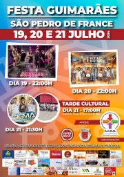 Cartaz Festa Guimarães 2024 - São Pedro de France