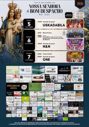 Cartaz FESTA NOSSA SENHORA DO BOM DESPACHO (MÓ) 2026 - PALMAZ