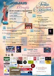 Cartaz Festa Nossa Senhora dos Remédios 2026 - Jorjais