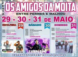 Cartaz Festa Os Amigos da Moita 2026 - Moita