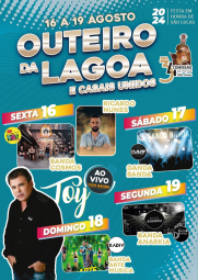 Cartaz Festa Outeiro da Lagoa 2024 - Sertã