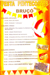 Cartaz Festa Pentecoste Mogadouro 2025 - Bruçó 