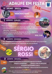 Cartaz Festa Popular 2026 - Adaúfe
