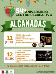 Cartaz Festa Popular 2026 - Alcanadas