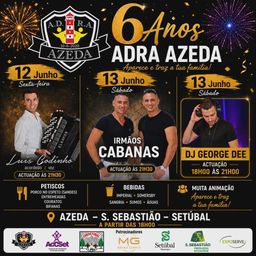 Cartaz Festa Popular 2026 - Azeda