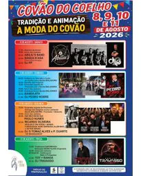 Cartaz Festa Popular 2026 - Covão do Coelho
