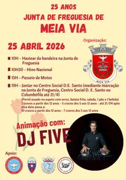 Cartaz Festa Popular 2026 - Meia Via