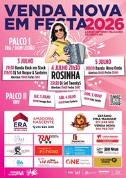 Cartaz Festa Popular 2026 - Venda Nova