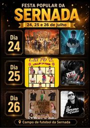 Cartaz Festa Popular da Sernada 2026 - Sernada