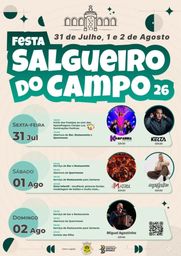 Cartaz Festa Salgueiro do Campo 2026 - Salgueiro do Campo