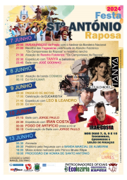 Cartaz Festa Santo António 2024 - Raposa