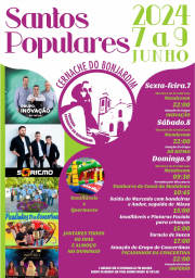 Cartaz Festa Santos Populares 2024 - Cernache do Bonjardim