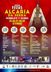 Cartaz Festas Alcaria Da Serra 2024 - Vidigueira
