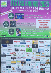 Cartaz Festas Anuais 2025 - Abrançalha de Baixo