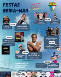 Cartaz Festas Beira-Mar 2025 - Lavradio
