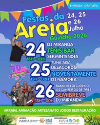 Cartaz Festas da Areia 2026 - Guincho