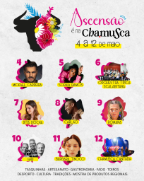 Cartaz Festas da Ascensão 2024 - Chamusca