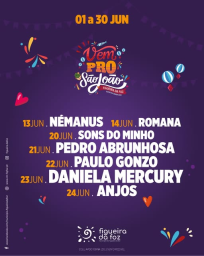 Cartaz Festas da Cidade 2025 - Figueira da Foz