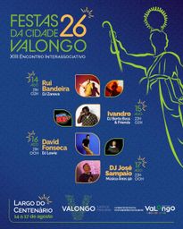 Cartaz Festas da Cidade 2026 - Valongo