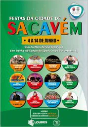 Cartaz Festas da Cidade de Sacavém 2026 - Sacavém