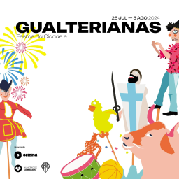 Cartaz FESTAS DA CIDADE E GUALTERIANAS 2024 - Guimarães