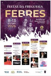 Cartaz Festas da Freguesia 2026 - Febres