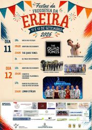 Cartaz Festas da Freguesia da Ereira 2026 - Ereira