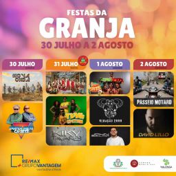 Cartaz Festas da Granja 2026 - Valongo