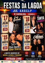 Cartaz Festas da Lagoa 2026 - Carvalhal