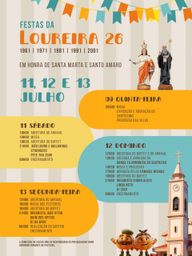 Cartaz Festas da Loureira 2026 - Loureira