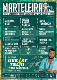 Cartaz Festas da Marteleira 2024 - Lourinhã