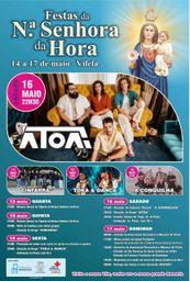 Cartaz Festas da Nossa Senhora da Hora 2026 - Vilela