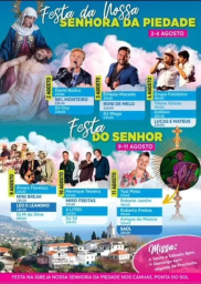 Cartaz Festas da Nossa Senhora da Piedade e do Senhor 2024 - Ponta do Sol