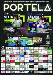 Cartaz Festas da Portela 2026 - Fontes
