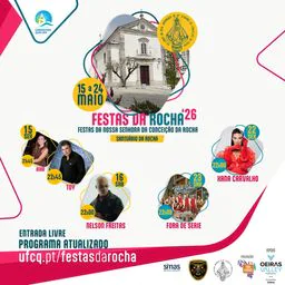 Cartaz Festas da Rocha 2026 - Carnaxide