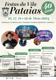 Cartaz Festas da Vila 2024 - Pataias