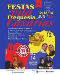 Cartaz Festas da Vila 2026 - Caxarias