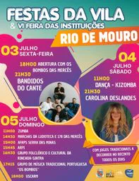 Cartaz Festas da Vila 2026 - Rio de Mouro