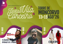 Cartaz Festas da Vila 2026 - Torre de Moncorvo