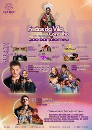 Cartaz Festas da Vila e do Concelho em Honra de São Bartolomeu 2026 - Vila Flor