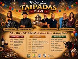 Cartaz Festas das Taipadas 2026 - Canha