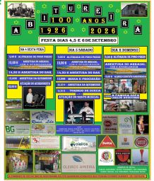Cartaz Festas de Abitureira 2026 - Abitureira