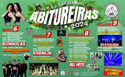 Cartaz Festas de Abitureiras 2024 - Santarém