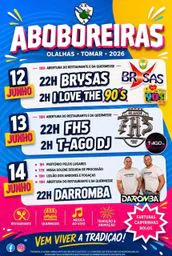 Cartaz Festas de Aboboreiras 2026 - Olalhas