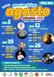 Cartaz Festas de Agosto 2026 - Sardoal