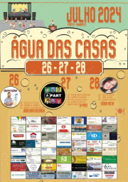 Cartaz Festas de Água das Casas 2024 - Abrantes