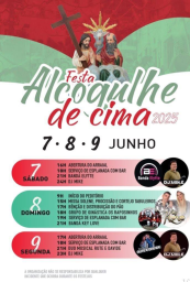 Cartaz Festas de Alcongulhe de Cima 2025 - Leiria