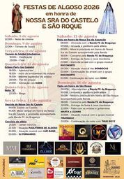 Cartaz Festas de Algoso 2026 - Algoso