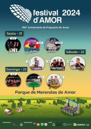 Cartaz Festas de Amor 2024 - Leiria